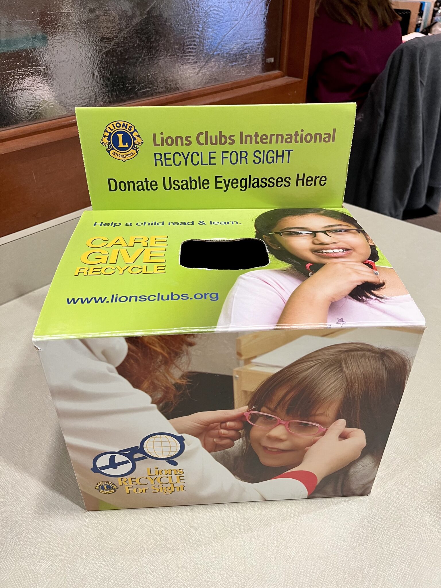 Accepting Eyeglasses Donations for Lions Clubs International Recycle